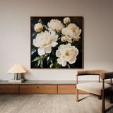 Floral Canvas Wall Art WAD1273-F 80 x 80 cm / Stretched on hidden frame