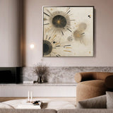 Abstract 1277 Canvas Art 60 x 60 cm / Stretched on hidden frame