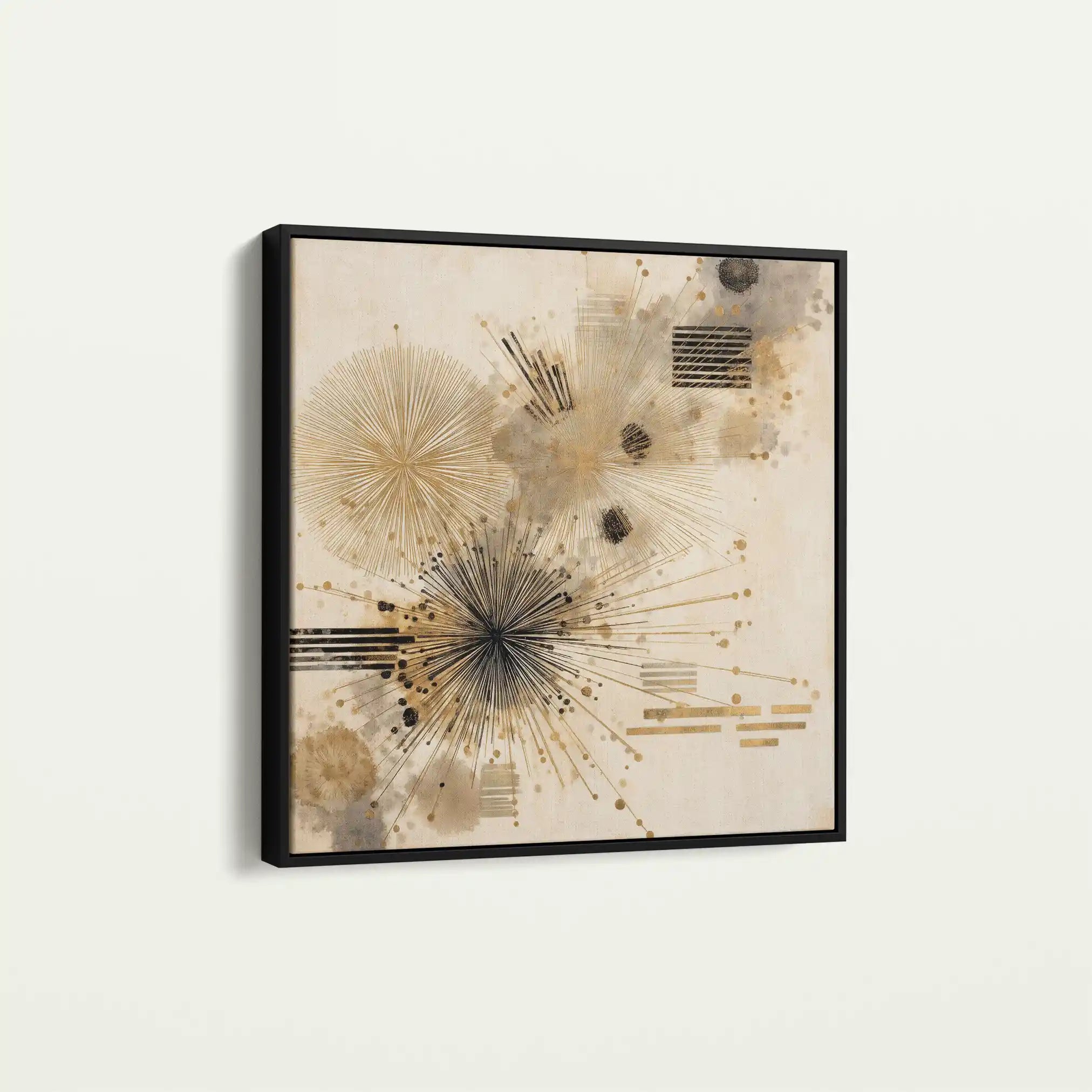 Abstract 1278 Canvas Art 60 x 60 cm / Stretched on hidden frame