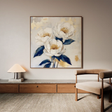 Floral Canvas Wall Art WAD1278-F 80 x 80 cm / Stretched on hidden frame