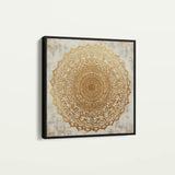 Abstract 1279 Canvas Art 60 x 60 cm / Stretched on hidden frame