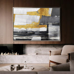 Abstract 128 Canvas Art 60 x 40 cm / Stretched on hidden frame