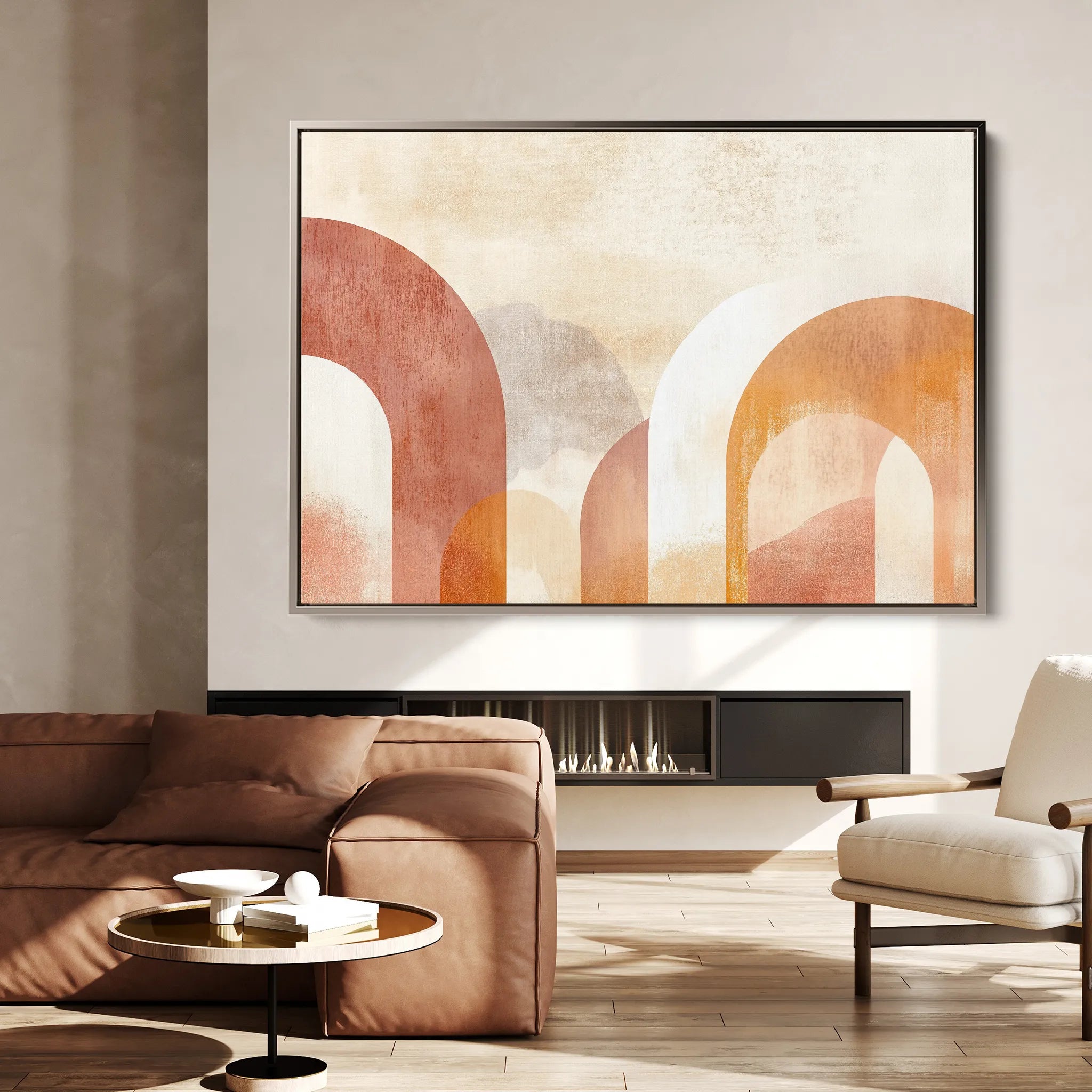 Boho Canvas Wall Art WAD128-BH 90 x 60 cm / Stretched on hidden frame