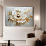 Floral Canvas Wall Art WAD128-F 90 x 60 cm / Stretched on hidden frame