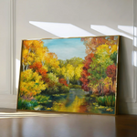Landscape 128 Canvas Art 90 x 60 cm / Stretched on hidden frame