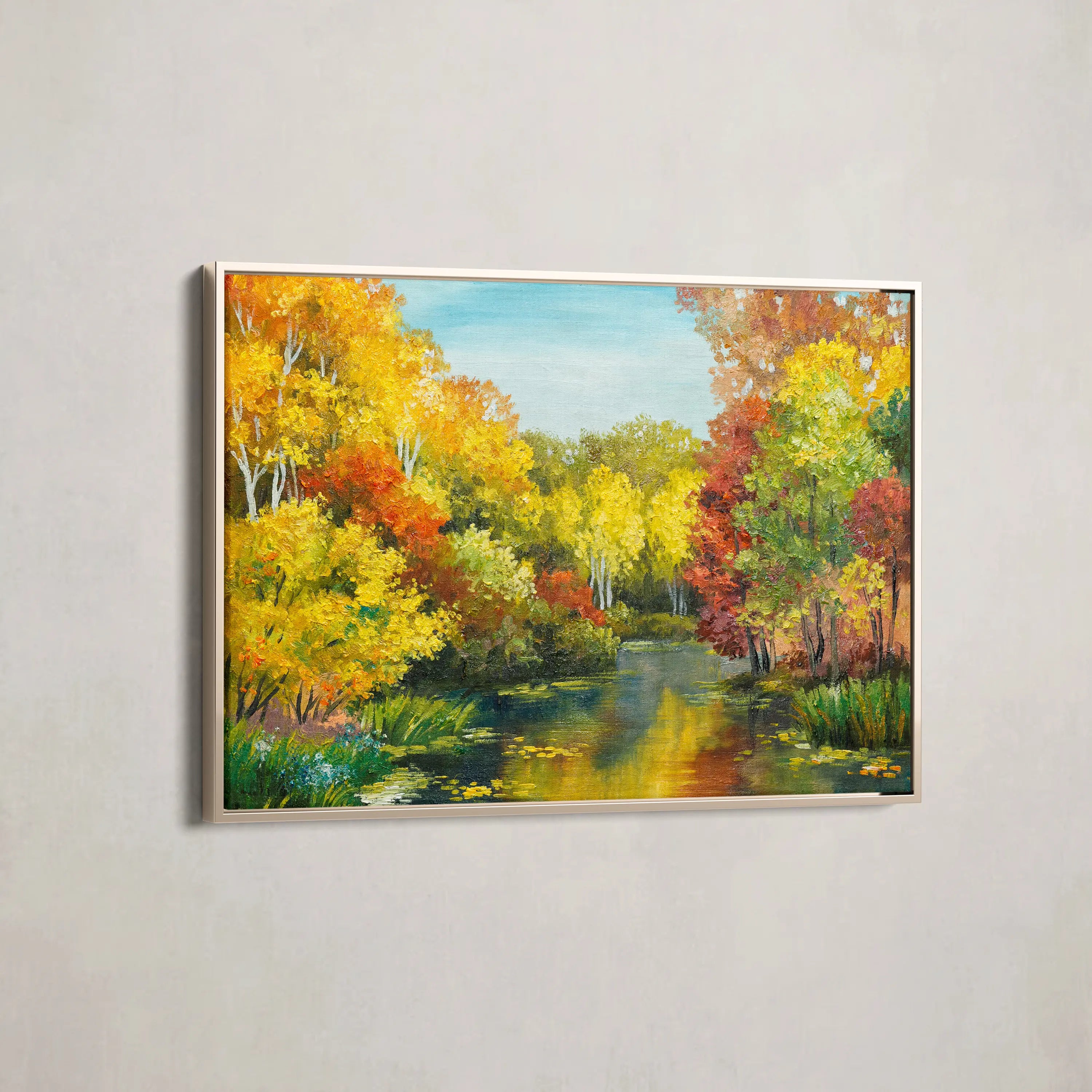 Landscape Canvas Wall Art WAD128-L 90 x 60 cm / Stretched on hidden frame