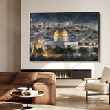 Palestine 128 Canvas Art 60 x 40 cm / Stretched on hidden frame
