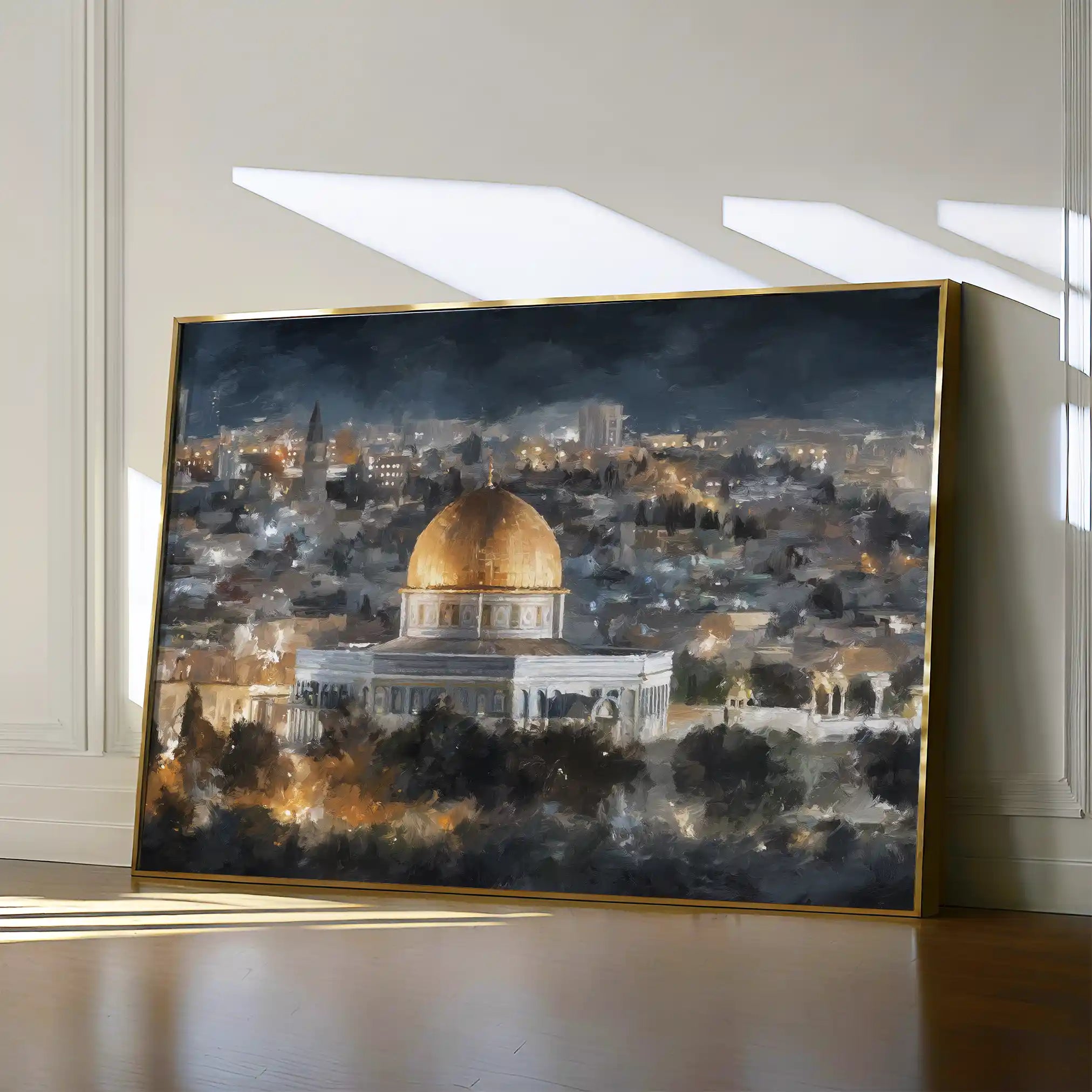 Palestine 128 Canvas Art 60 x 40 cm / Stretched on hidden frame