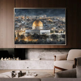 Palestine 128 Canvas Art 60 x 40 cm / Stretched on hidden frame