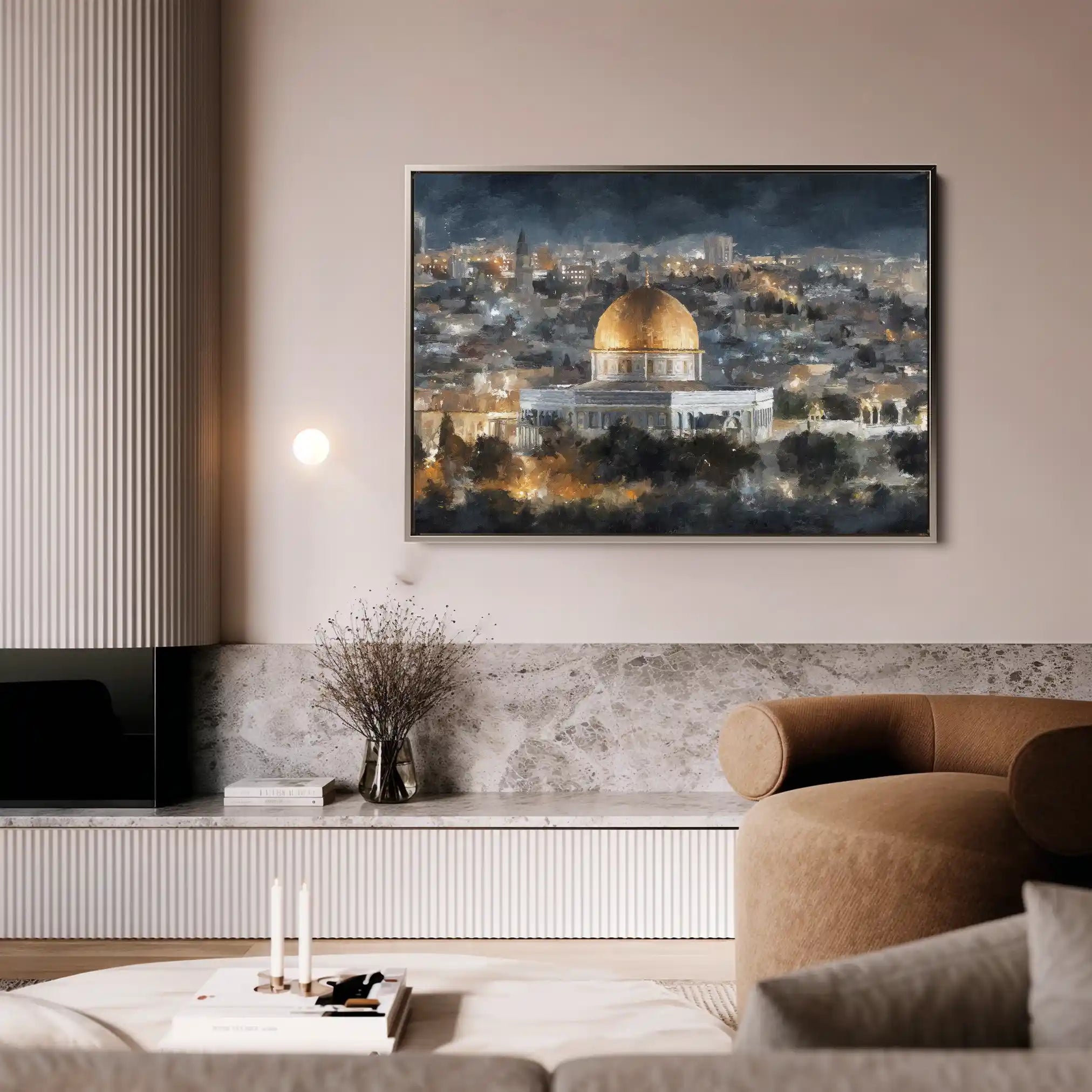 Palestine 128 Canvas Art 60 x 40 cm / Stretched on hidden frame