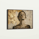 Portrait 128 Canvas Art 90 x 60 cm / Stretched on hidden frame
