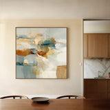 Abstract 1282 Canvas Art 60 x 60 cm / Stretched on hidden frame