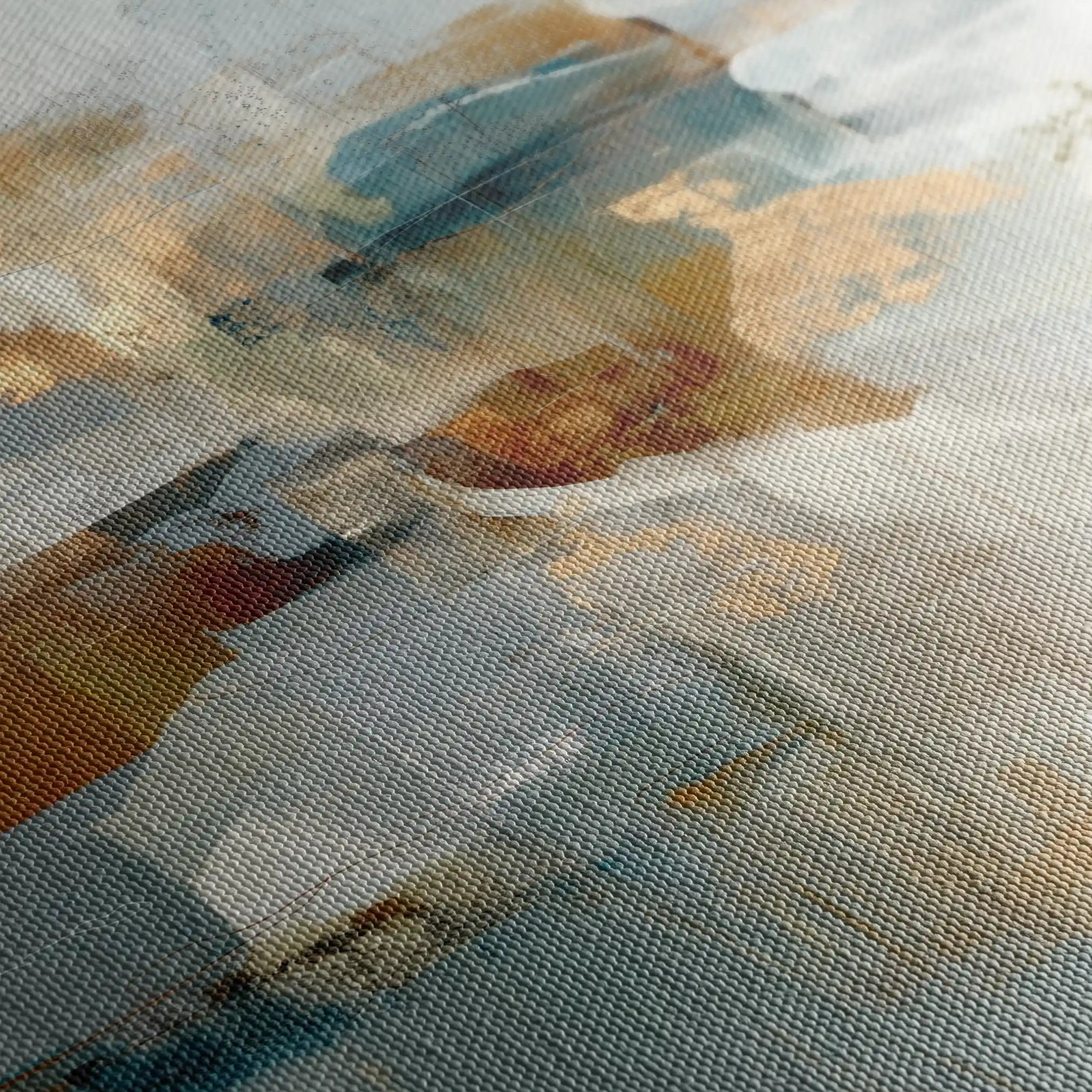 Abstract 1282 Canvas Art 60 x 60 cm / Stretched on hidden frame