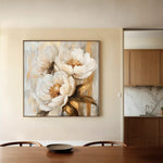 Floral Canvas Wall Art WAD1283-F 80 x 80 cm / Stretched on hidden frame