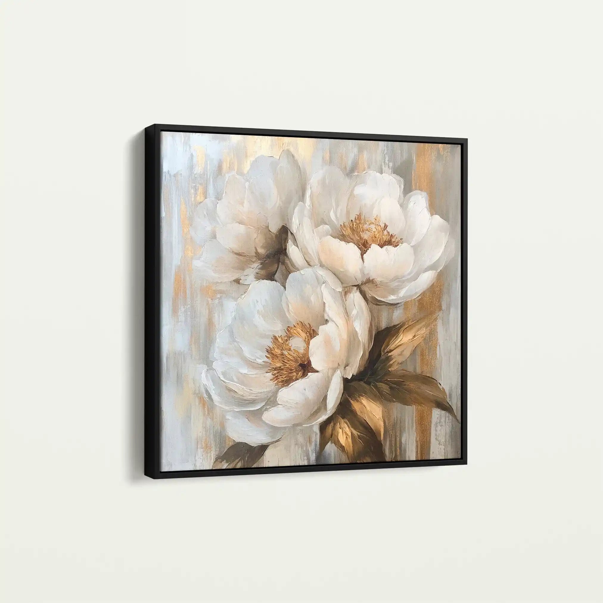 Floral Canvas Wall Art WAD1283-F 80 x 80 cm / Stretched on hidden frame