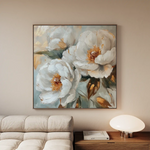Floral Canvas Wall Art WAD1284-F 80 x 80 cm / Stretched on hidden frame