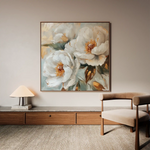 Floral Canvas Wall Art WAD1284-F 80 x 80 cm / Stretched on hidden frame