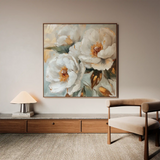Floral Canvas Wall Art WAD1284-F 80 x 80 cm / Stretched on hidden frame