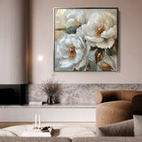 Floral Canvas Wall Art WAD1284-F 80 x 80 cm / Stretched on hidden frame