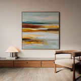 Abstract 1288 Canvas Art 60 x 60 cm / Stretched on hidden frame