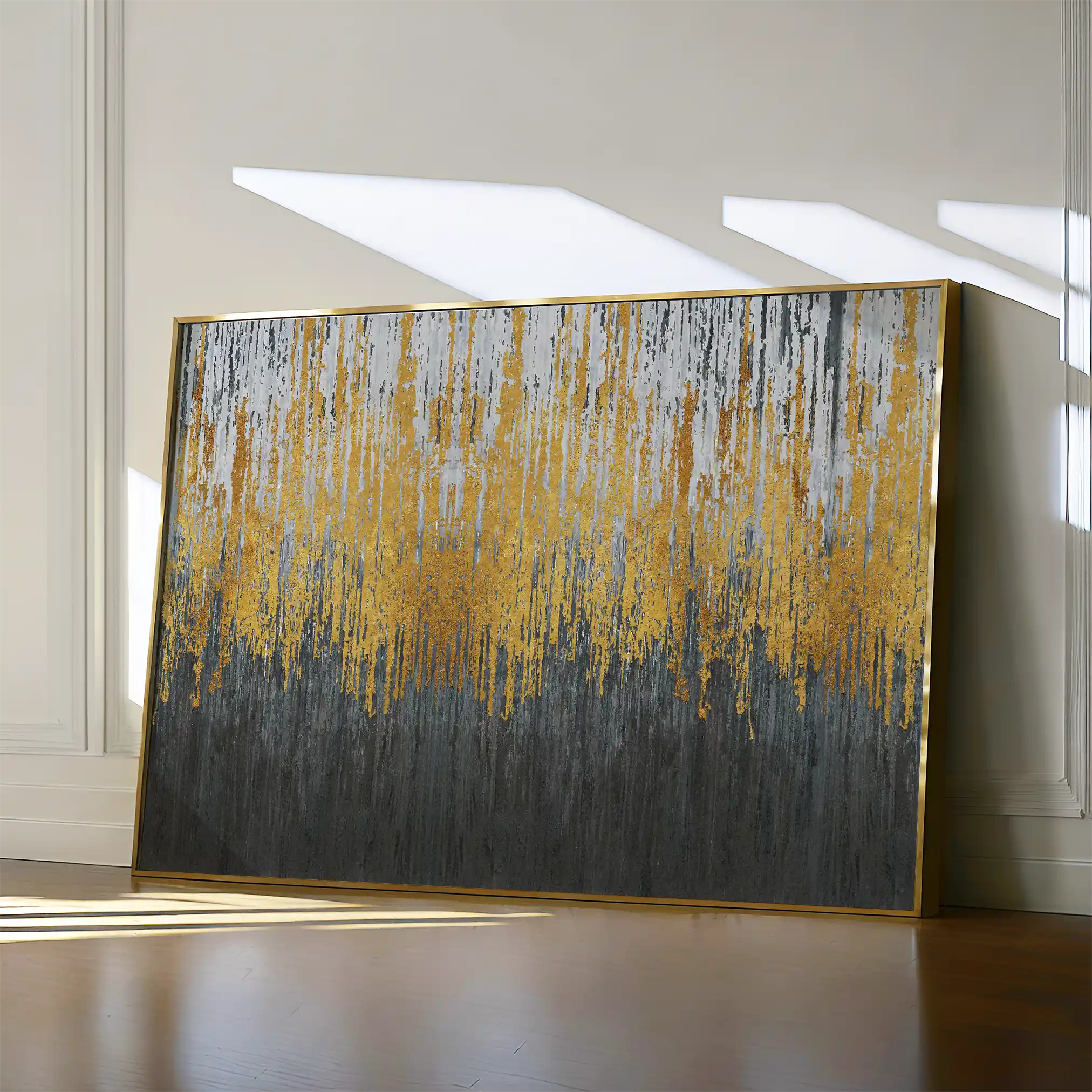 Abstract 129 Canvas Art 60 x 40 cm / Stretched on hidden frame