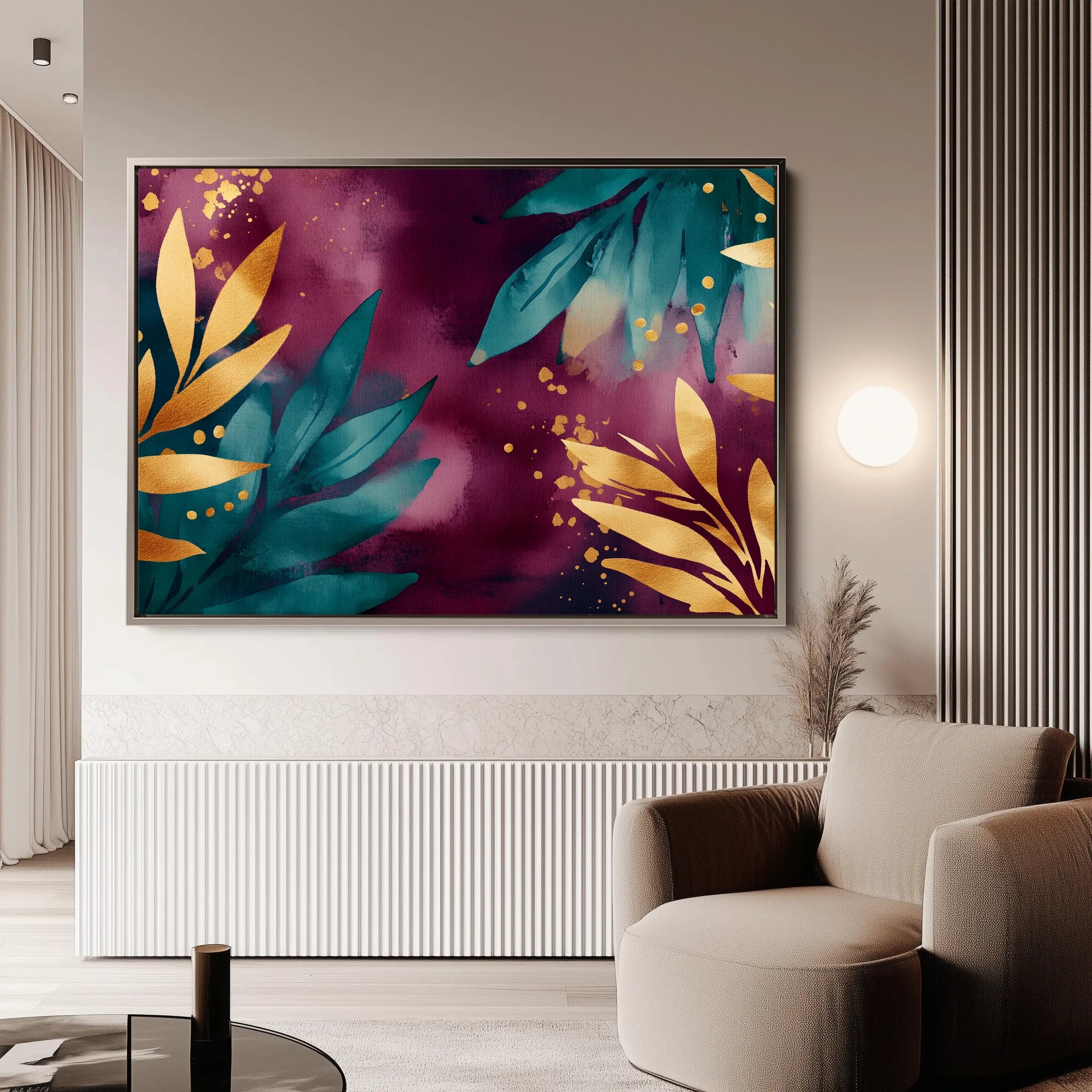 Boho Canvas Wall Art WAD129-BH 90 x 60 cm / Stretched on hidden frame