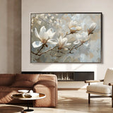 Floral Canvas Wall Art WAD129-F 90 x 60 cm / Stretched on hidden frame