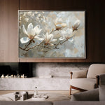 Floral Canvas Wall Art WAD129-F 90 x 60 cm / Stretched on hidden frame