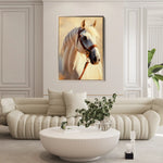 Horses 129 Canvas Art 90 x 60 cm / Stretched on hidden frame