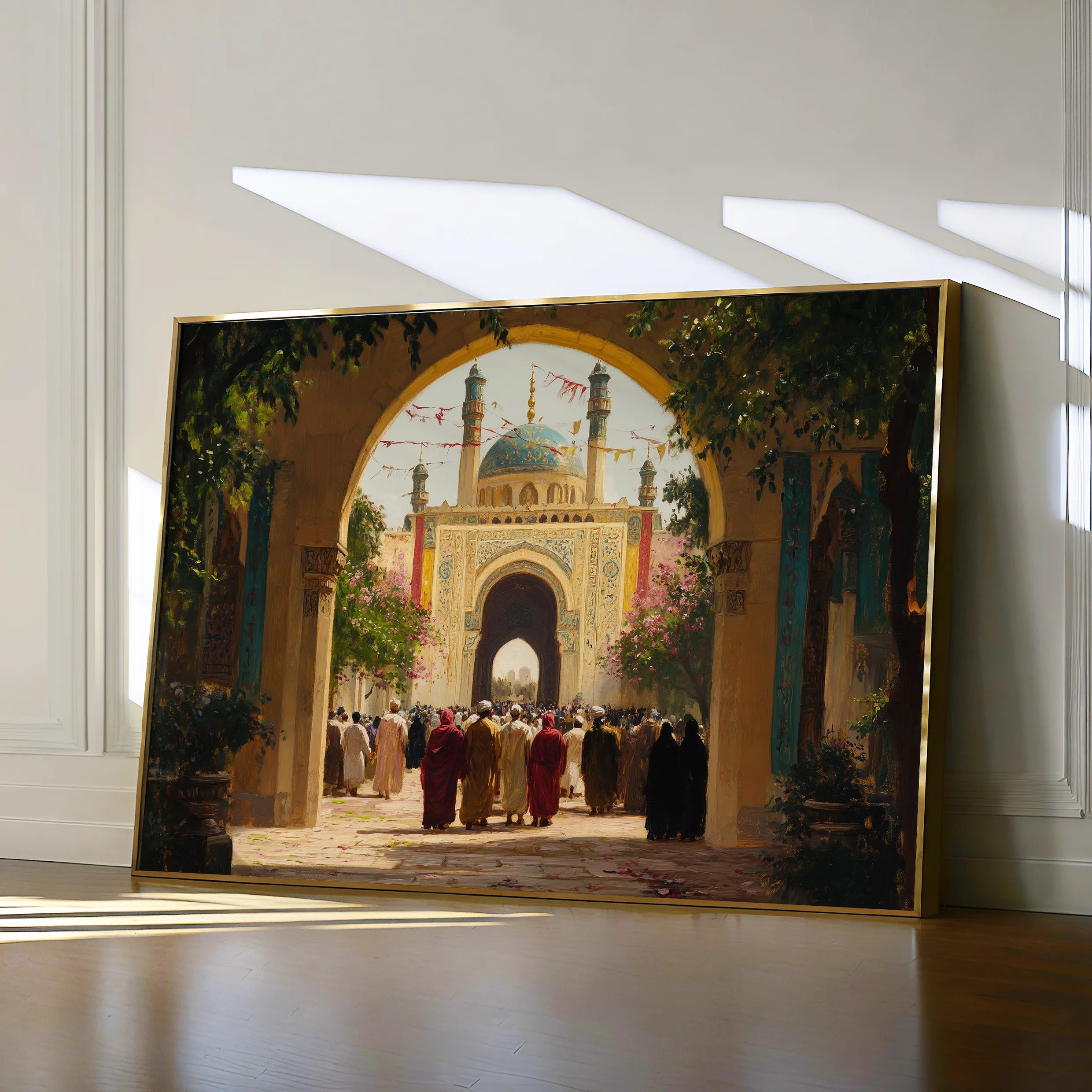 Orientalist Canvas Wall Art WAD129-OR 90 x 60 cm / Stretched on hidden frame