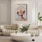 Portrait 129 Canvas Art 90 x 60 cm / Stretched on hidden frame