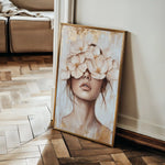 Portrait 129 Canvas Art 90 x 60 cm / Stretched on hidden frame