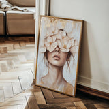 Portrait 129 Canvas Art 90 x 60 cm / Stretched on hidden frame