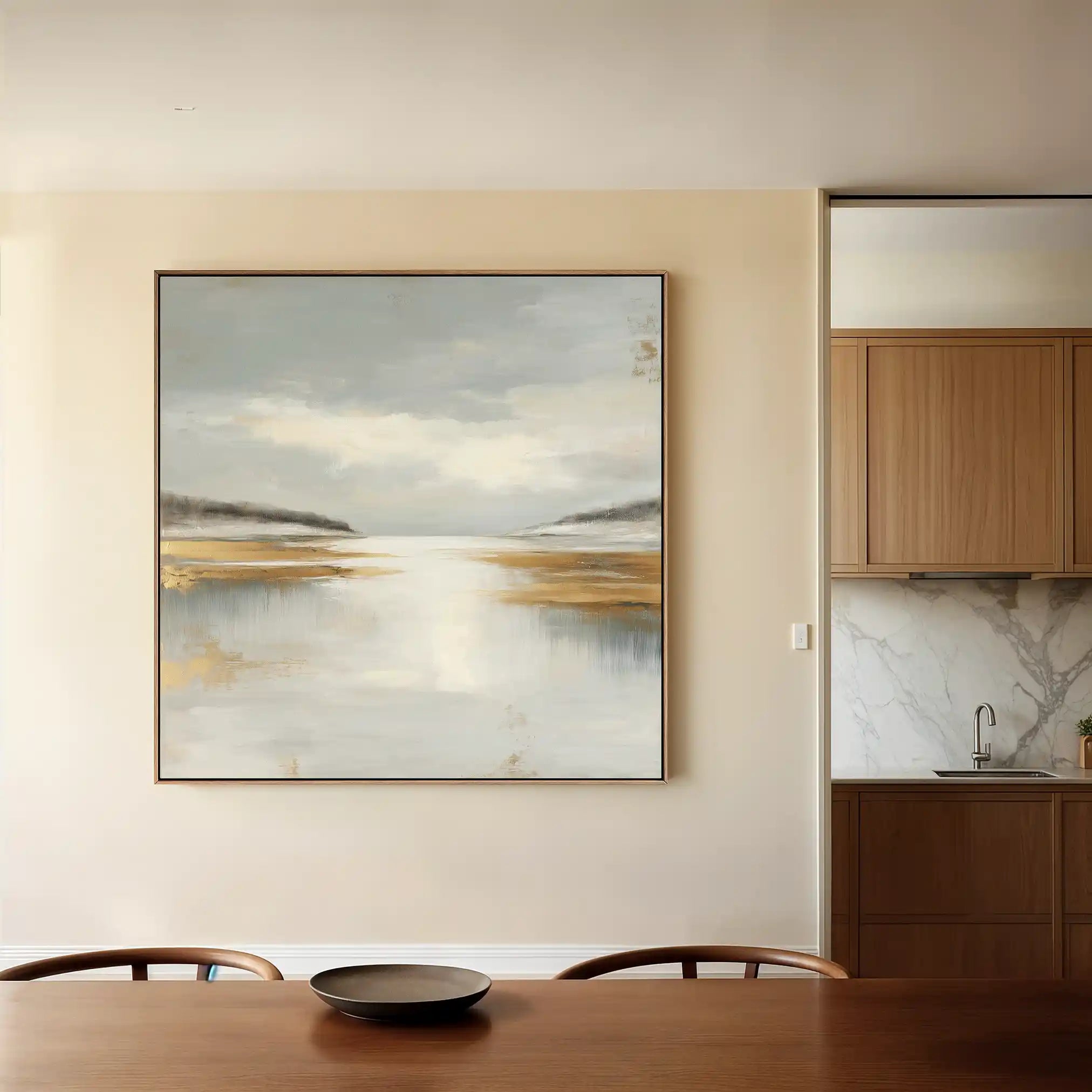 Abstract 1296 Canvas Art 60 x 60 cm / Stretched on hidden frame