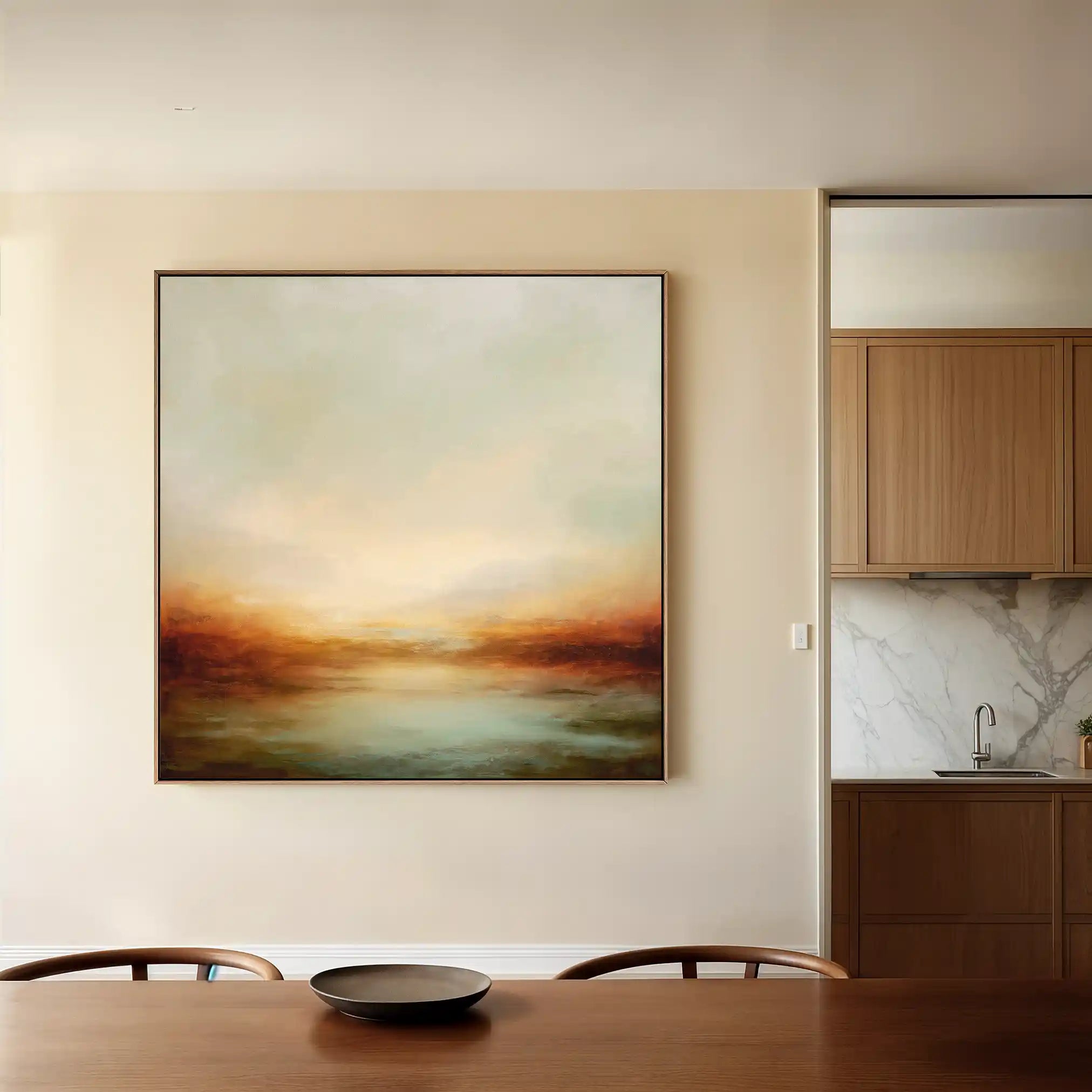 Abstract 1297 Canvas Art 60 x 60 cm / Stretched on hidden frame