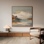 Abstract 1298 Canvas Art 60 x 60 cm / Stretched on hidden frame