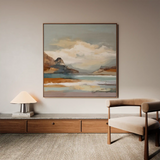 Abstract 1298 Canvas Art 60 x 60 cm / Stretched on hidden frame