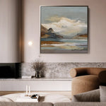 Abstract 1298 Canvas Art 60 x 60 cm / Stretched on hidden frame