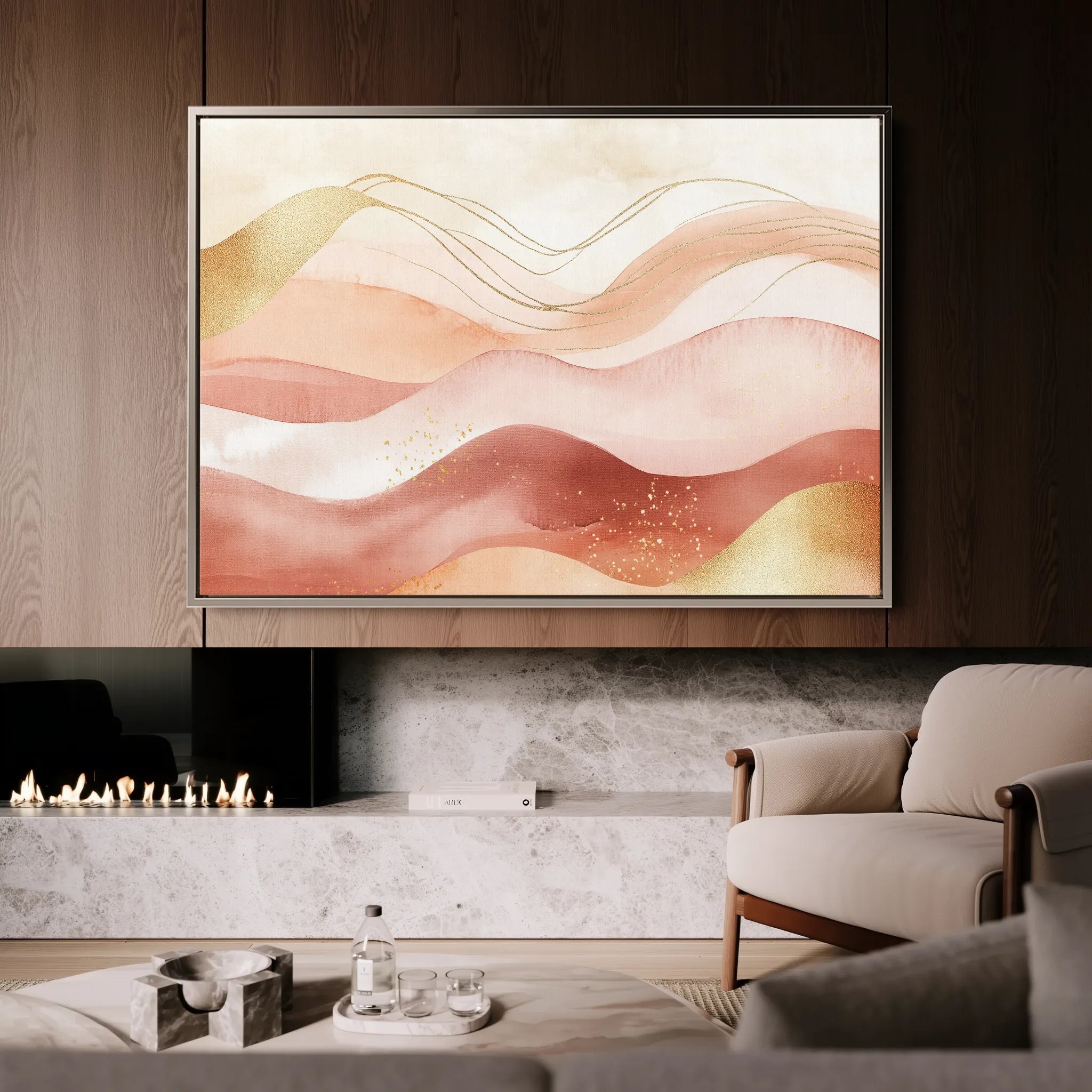 Boho Canvas Wall Art WAD130-BH 90 x 60 cm / Stretched on hidden frame