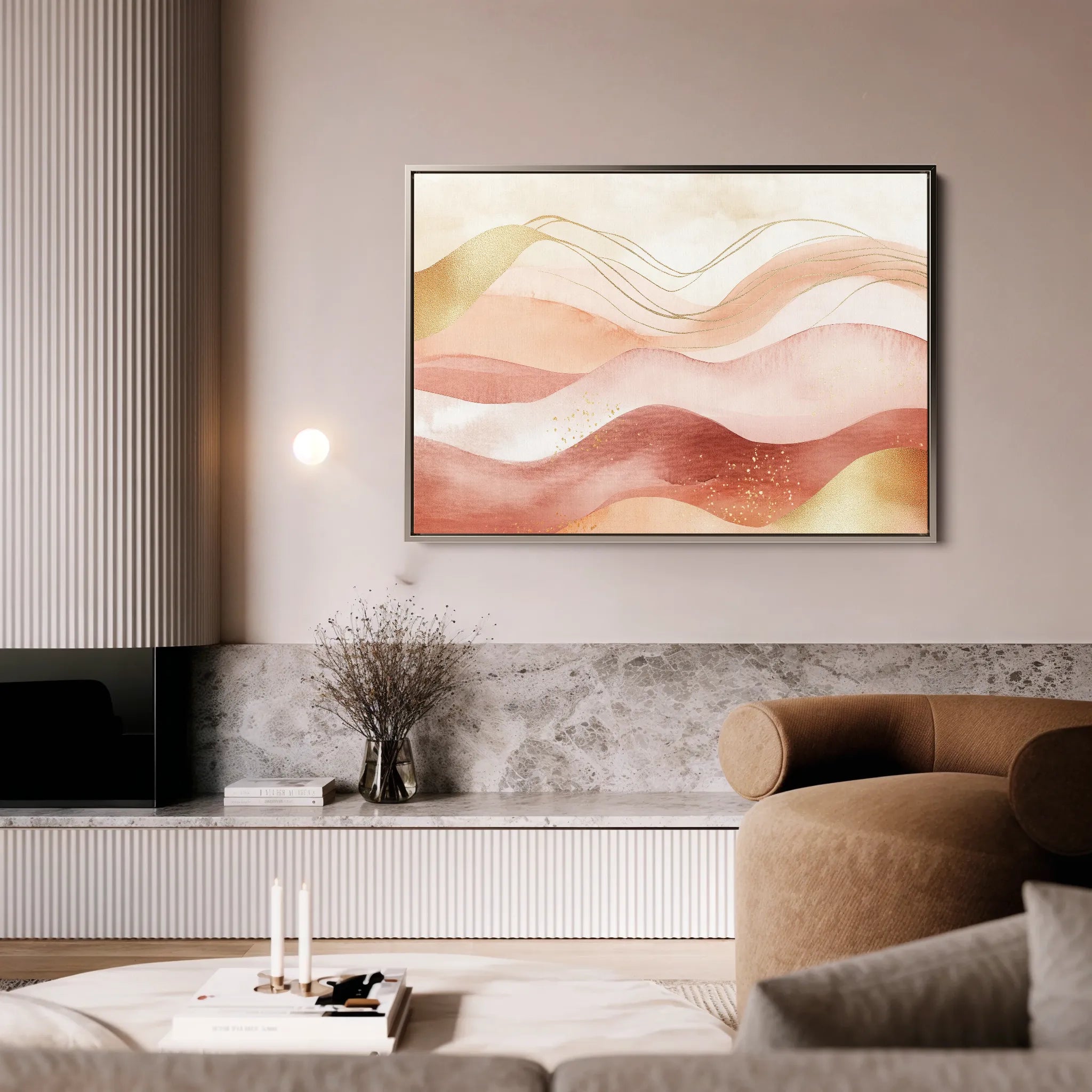 Boho Canvas Wall Art WAD130-BH 90 x 60 cm / Stretched on hidden frame
