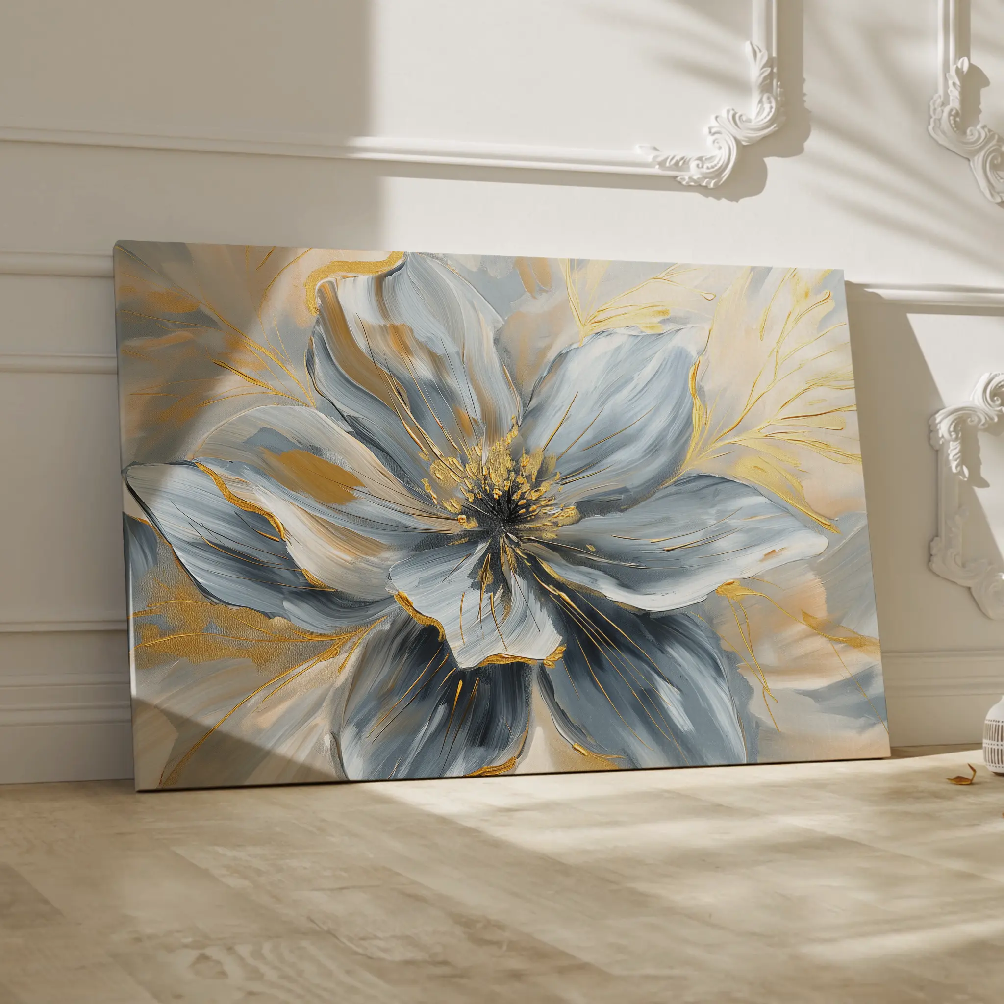 Floral Canvas Wall Art WAD130-F 90 x 60 cm / Stretched on hidden frame