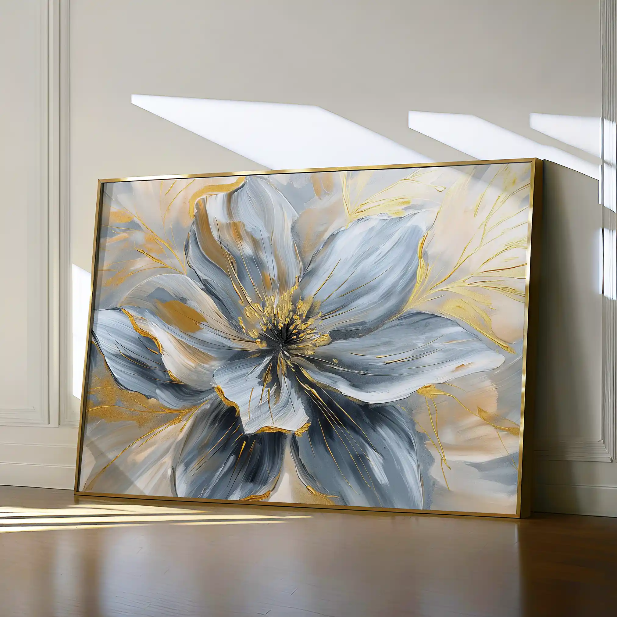 Floral Canvas Wall Art WAD130-F 90 x 60 cm / Stretched on hidden frame