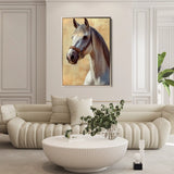 Horses 130 Canvas Art 90 x 60 cm / Stretched on hidden frame