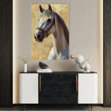 Horses 130 Canvas Art 90 x 60 cm / Stretched on hidden frame