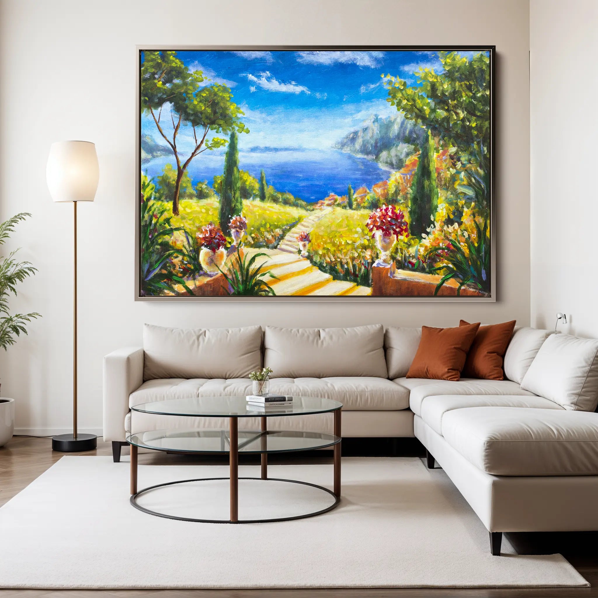 Landscape Canvas Wall Art WAD130-L 90 x 60 cm / Stretched on hidden frame