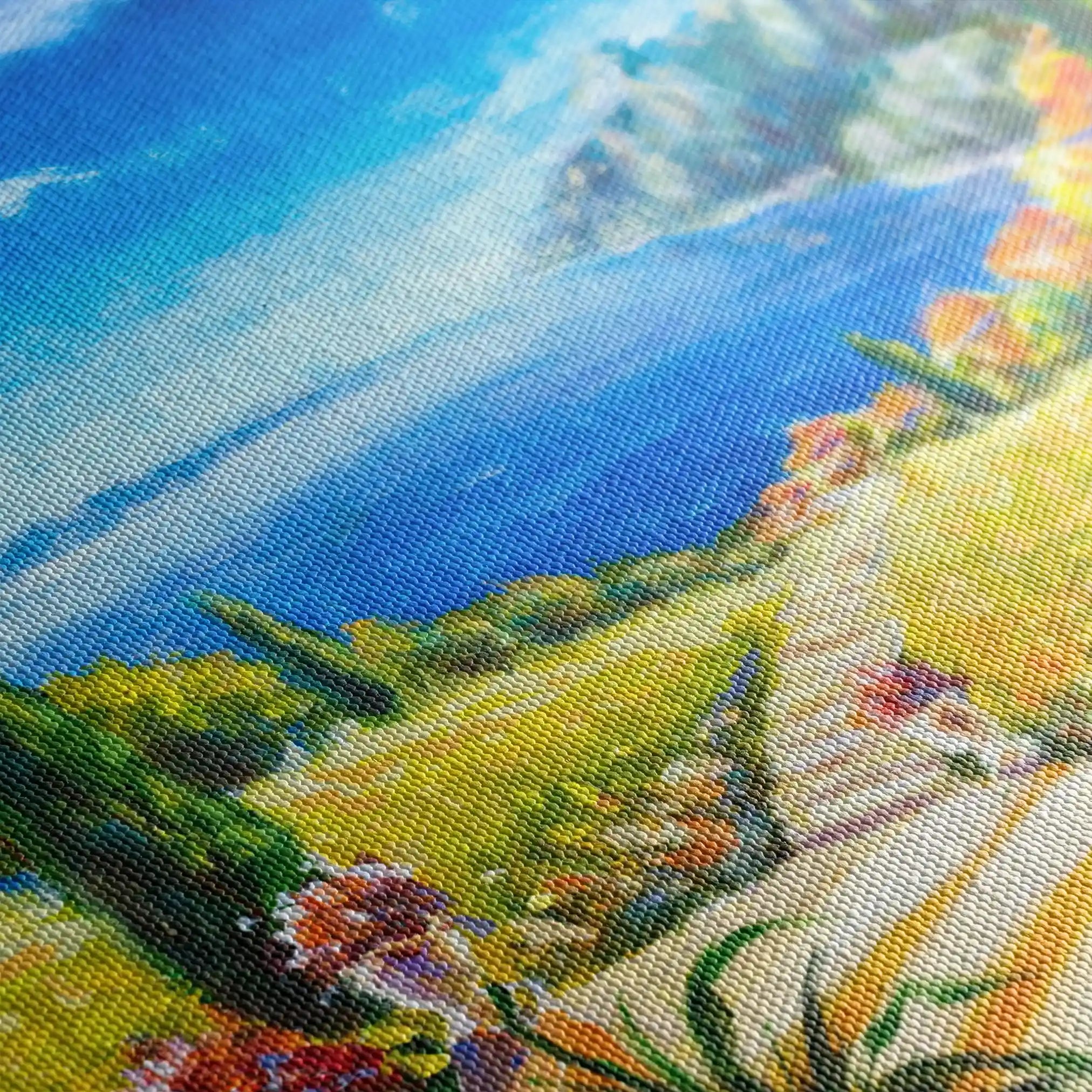 Landscape 130 Canvas Art 90 x 60 cm / Stretched on hidden frame