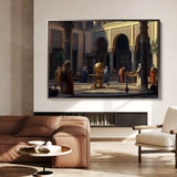 Orientalist 130 Canvas Art 90 x 60 cm / Stretched on hidden frame