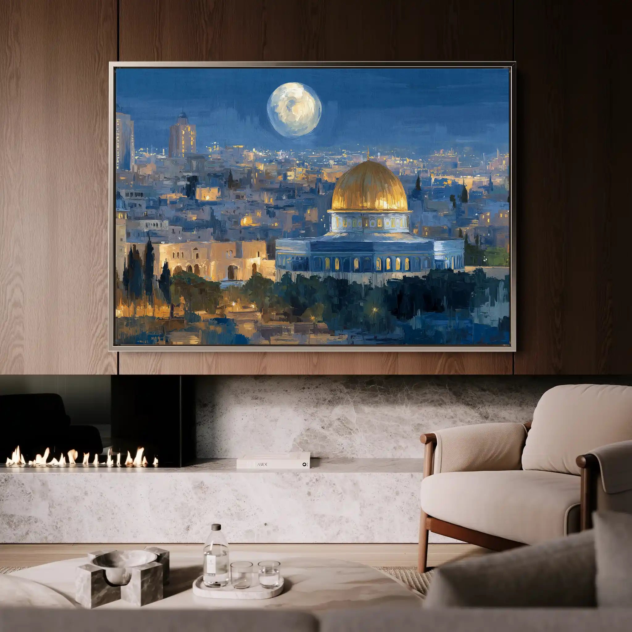 Palestine 130 Canvas Art 60 x 40 cm / Stretched on hidden frame