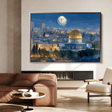Palestine 130 Canvas Art 60 x 40 cm / Stretched on hidden frame