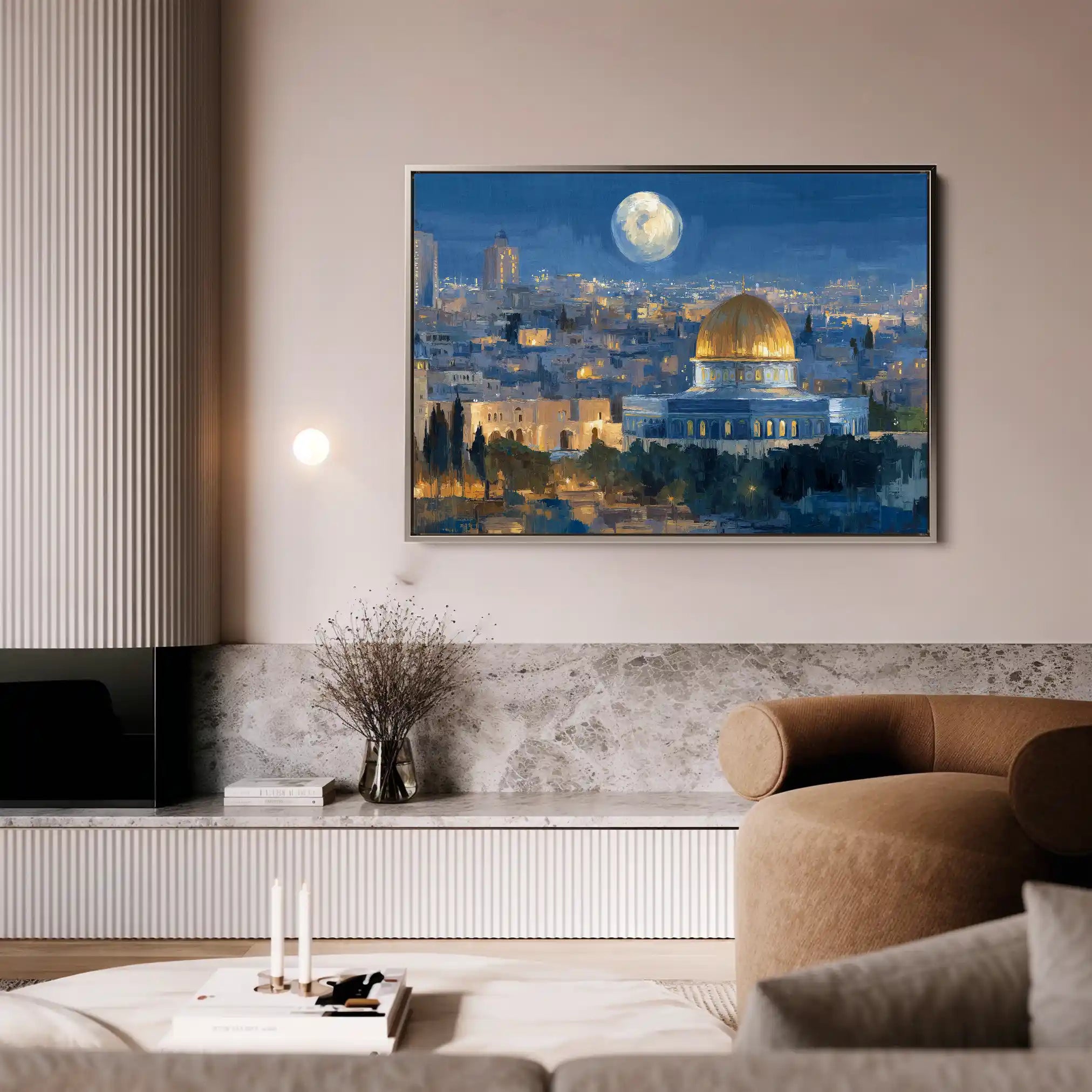 Palestine 130 Canvas Art 60 x 40 cm / Stretched on hidden frame